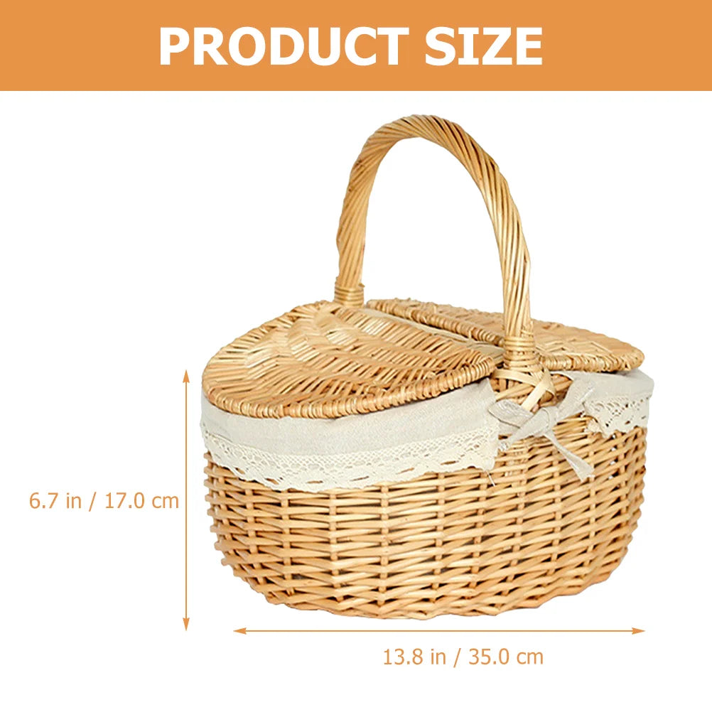 Wicker Foraging Basket