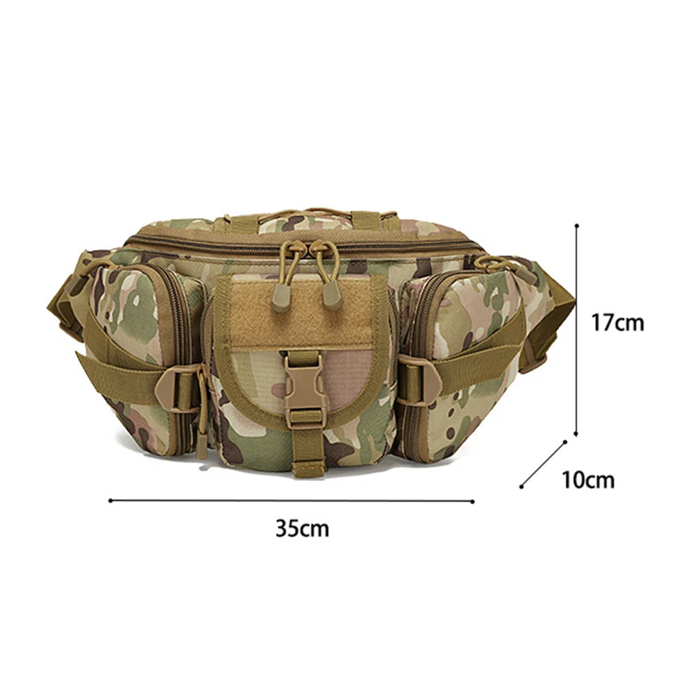 Fanny Pack High Quality Outdoor Sports Waist Pouch Multipurpose Belt Bags for Camping Hiking Traveling Running Fishing