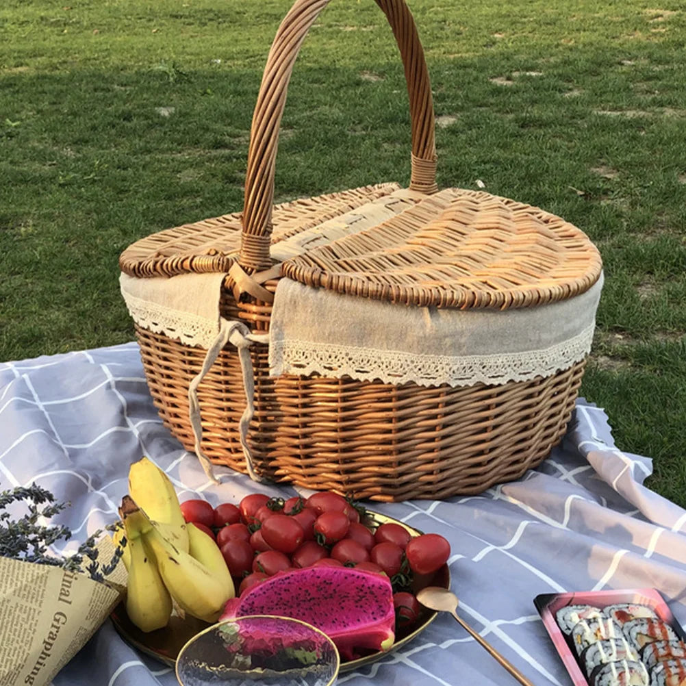 Wicker Foraging Basket