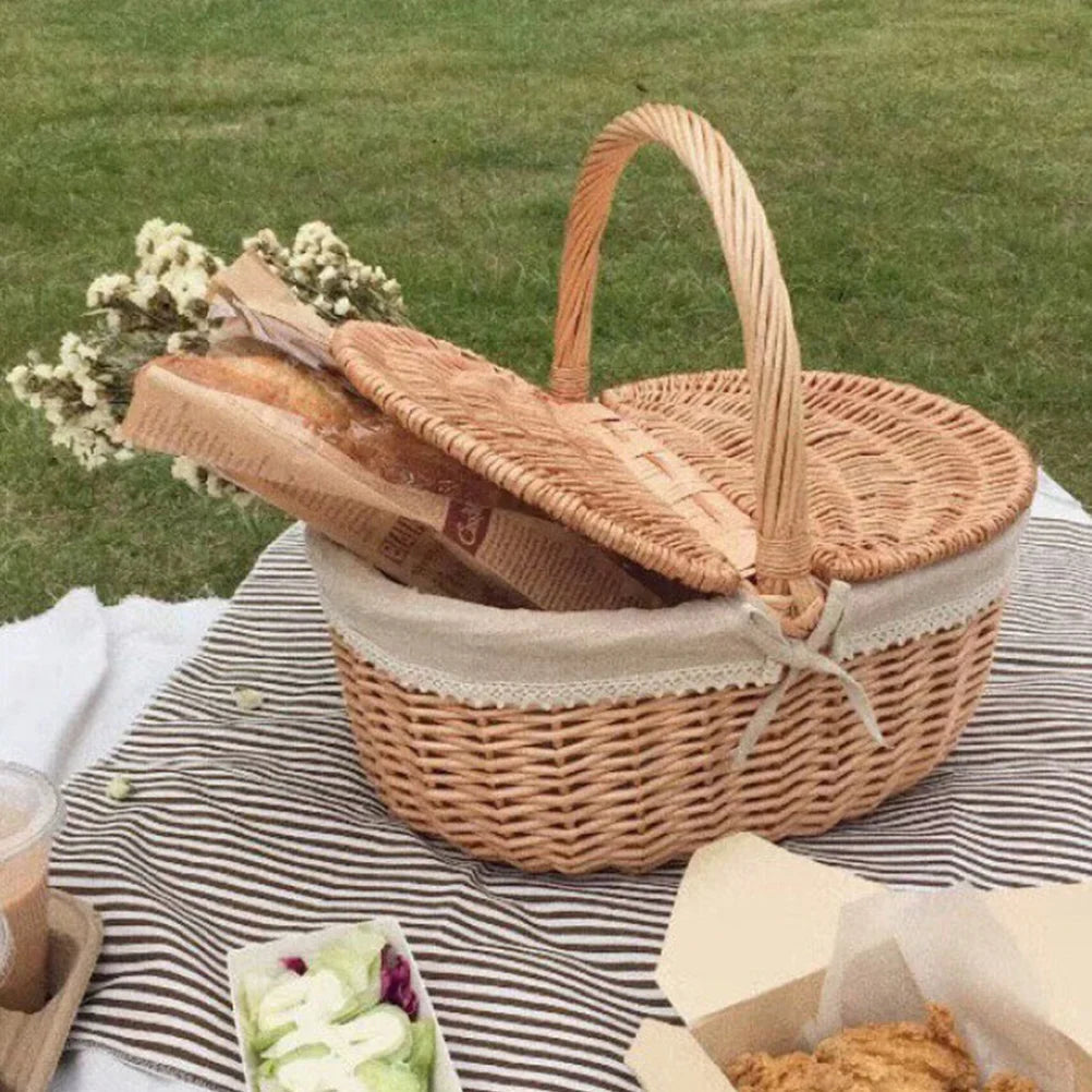 Wicker Foraging Basket