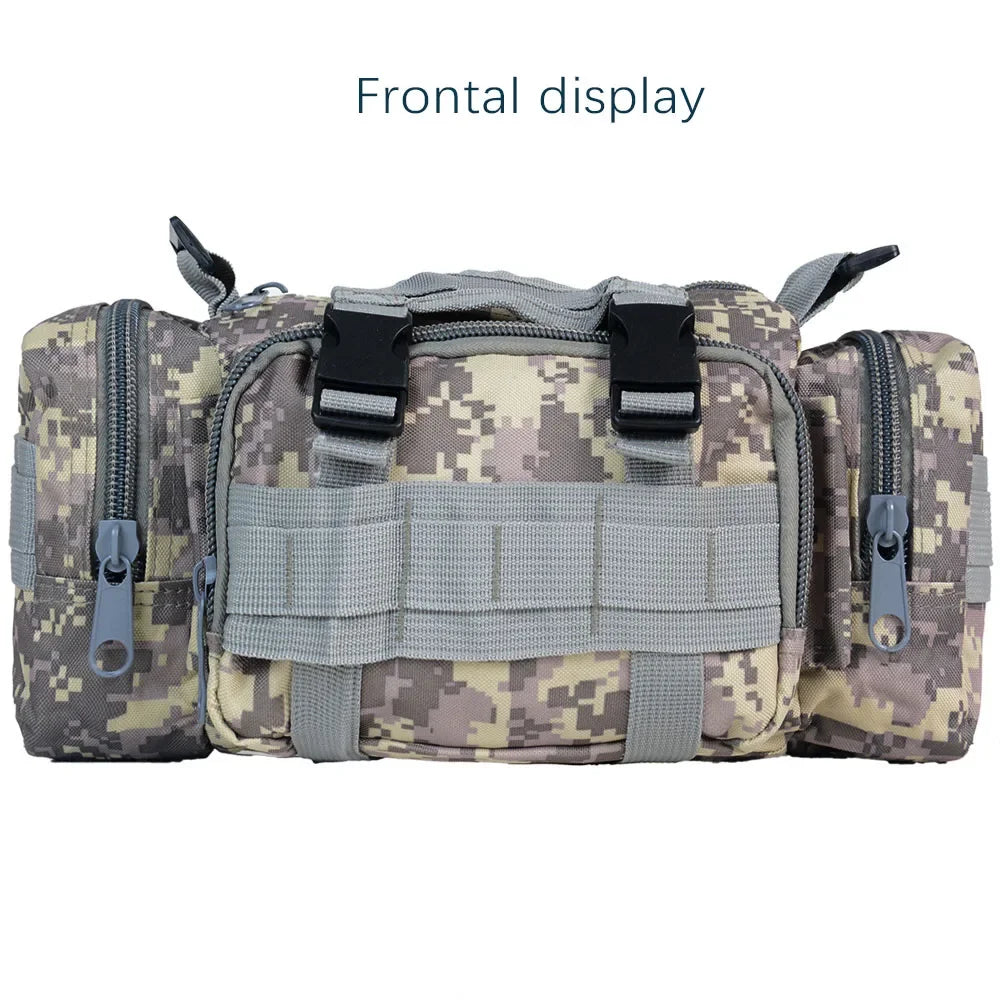 Sport Fanny Pack for Cycling Hunting Camping Outdoor Waist Bag Hip Belt MOLLE Sling Pouch EDC Camera Handlebar Tool Bags