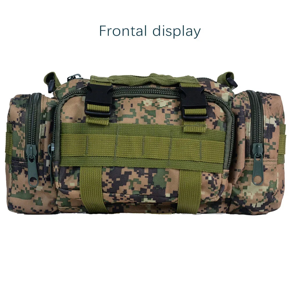 Sport Fanny Pack for Cycling Hunting Camping Outdoor Waist Bag Hip Belt MOLLE Sling Pouch EDC Camera Handlebar Tool Bags