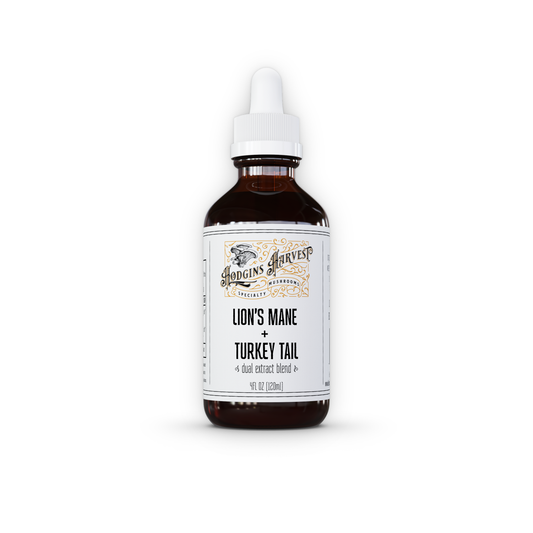 Lion's Mane + Turkey Tail Dual Extract Tincture