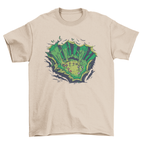 Forest mushrooms t-shirt