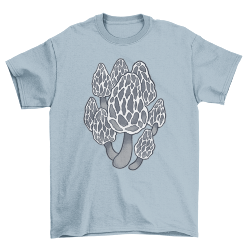 Black morel mushrooms t-shirt