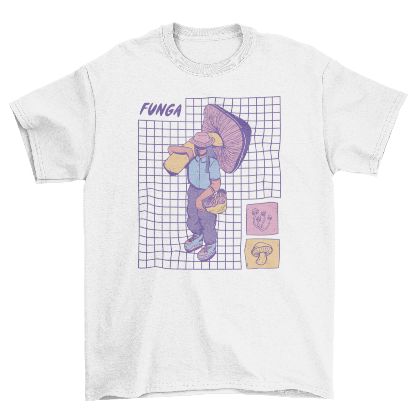 Pastel funga mushroom t-shirt