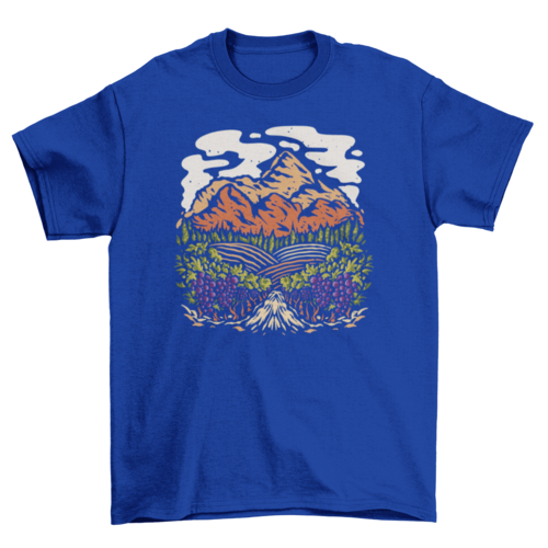 Vineyard landscape t-shirt