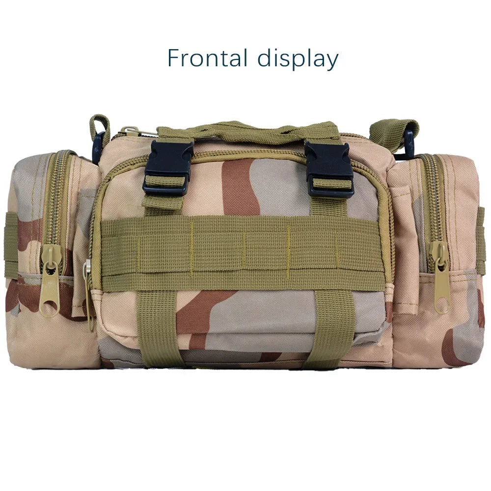 Sport Fanny Pack for Cycling Hunting Camping Outdoor Waist Bag Hip Belt MOLLE Sling Pouch EDC Camera Handlebar Tool Bags