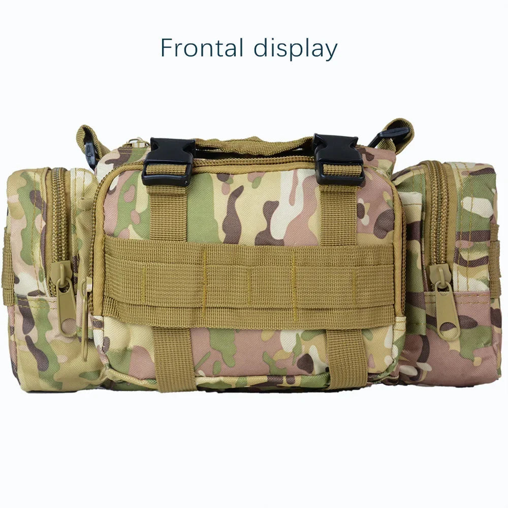 Sport Fanny Pack for Cycling Hunting Camping Outdoor Waist Bag Hip Belt MOLLE Sling Pouch EDC Camera Handlebar Tool Bags