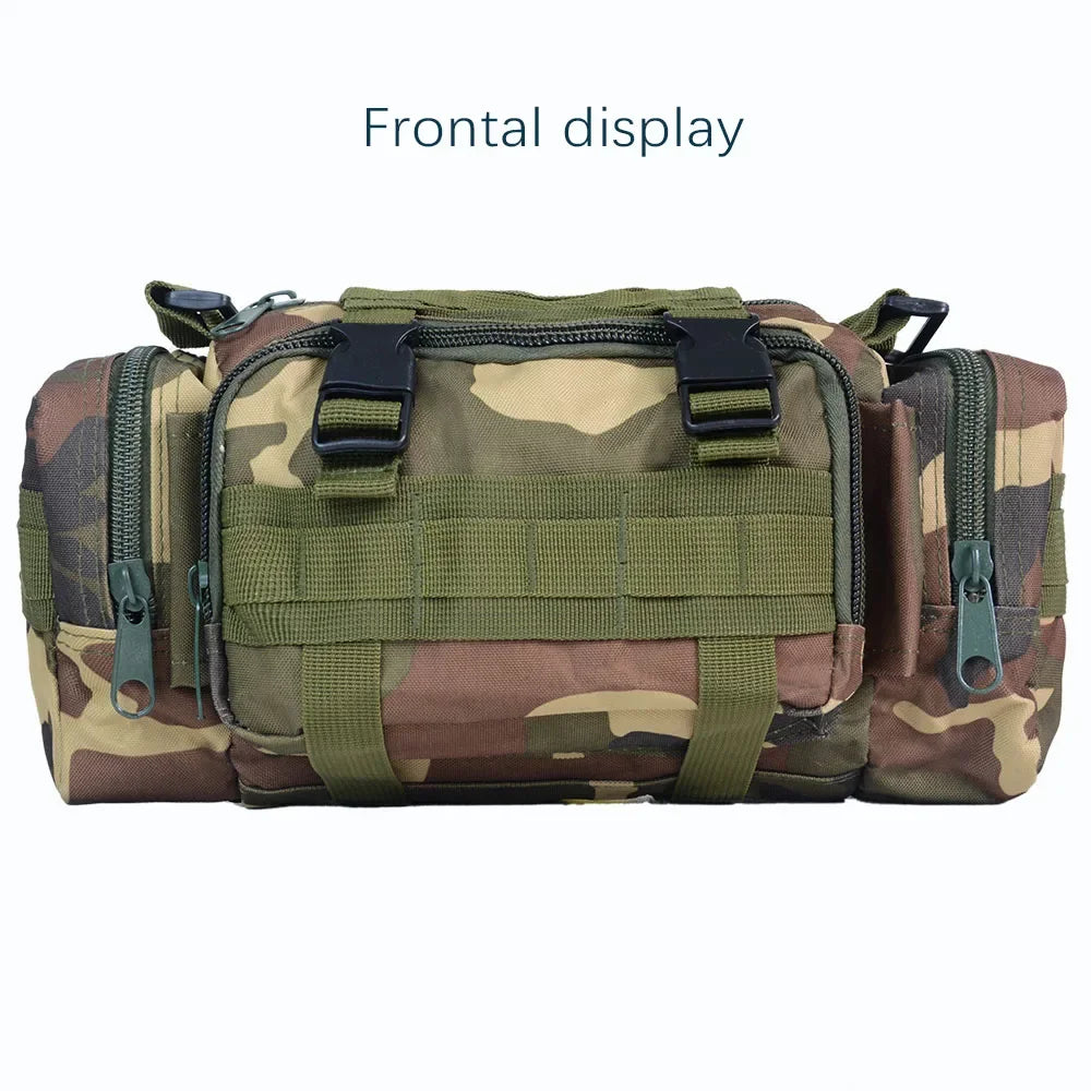 Sport Fanny Pack for Cycling Hunting Camping Outdoor Waist Bag Hip Belt MOLLE Sling Pouch EDC Camera Handlebar Tool Bags