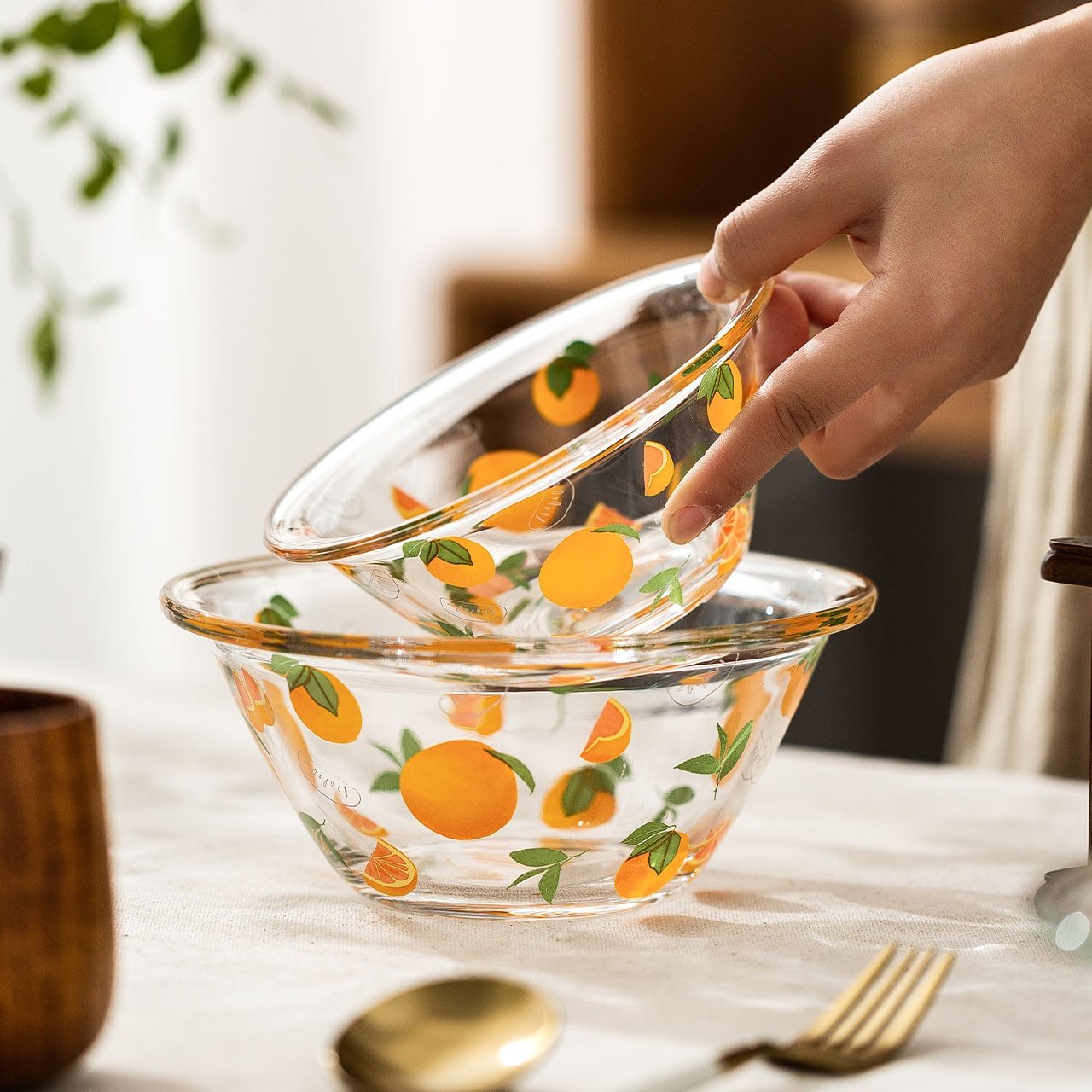 Mushroom Glass Bowl