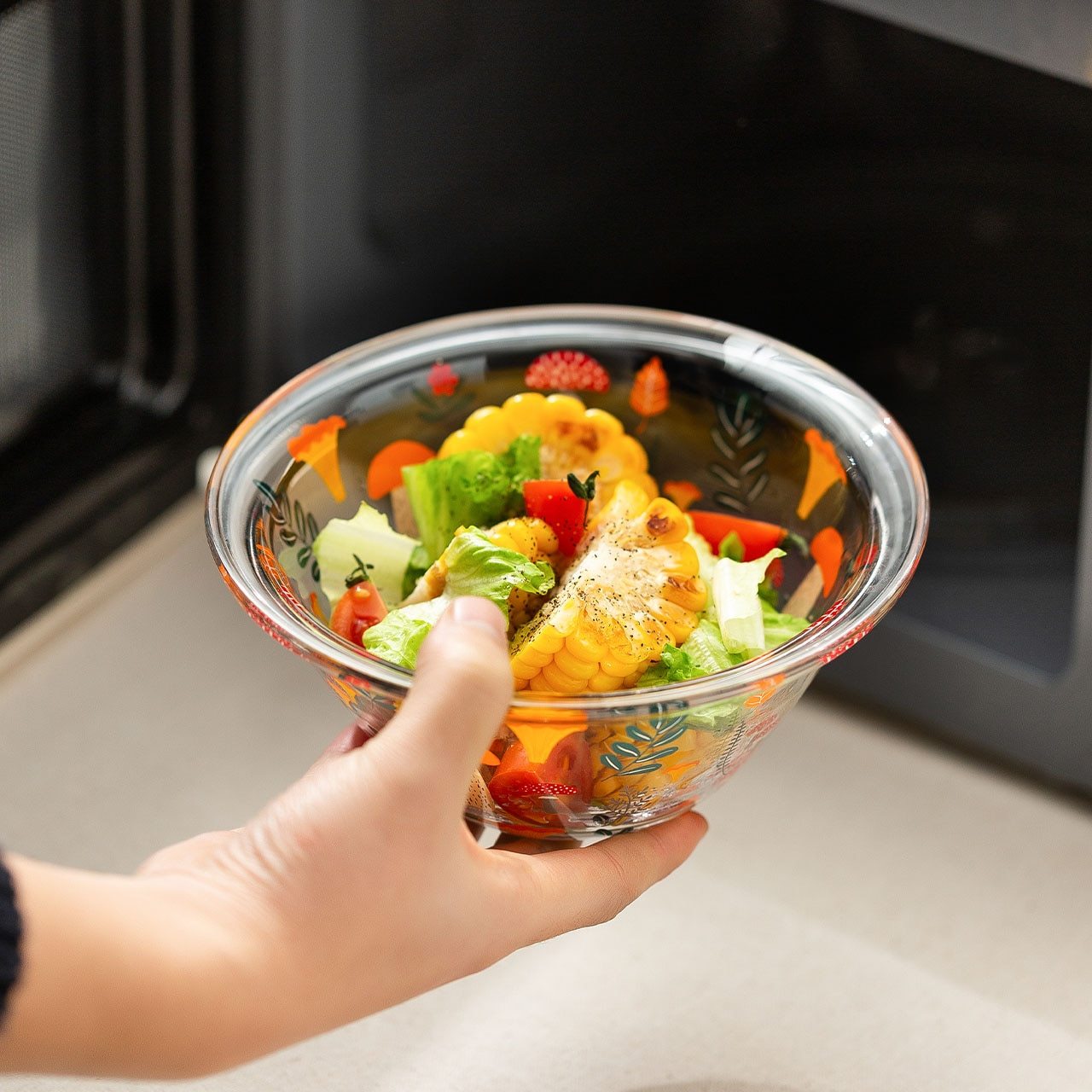 Mushroom Glass Bowl