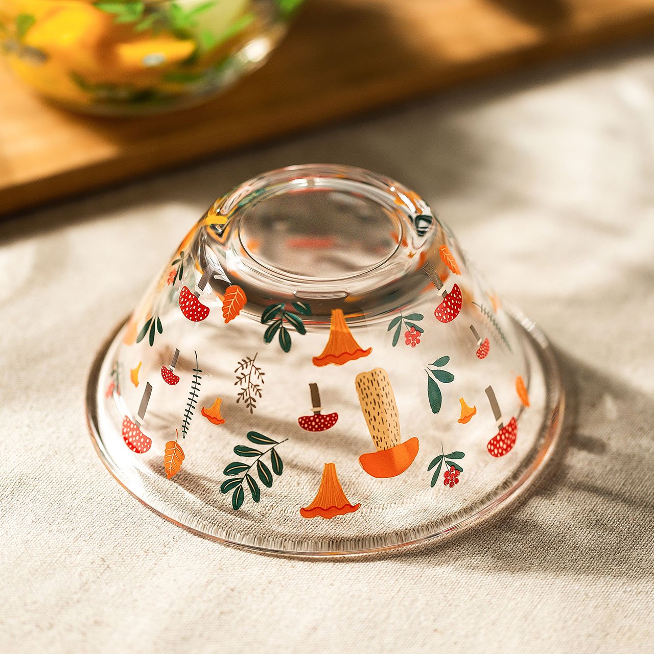 Mushroom Glass Bowl