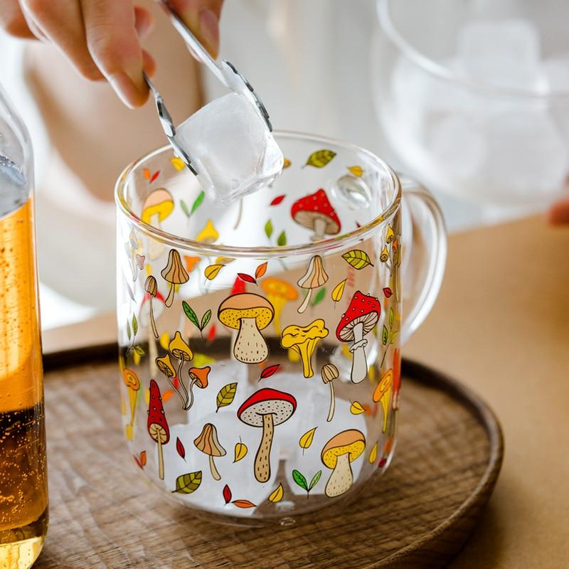 Mushroom Novelty Glass Mug